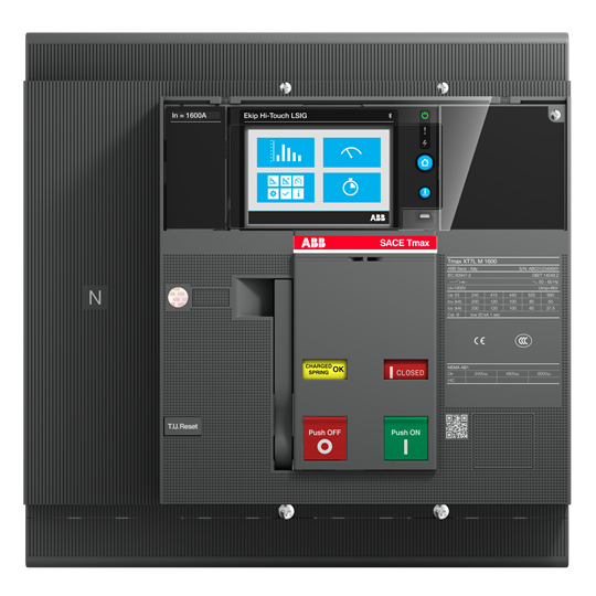 XT7H 1600M, Ekip Touch Measuring LSI, In=1600A, 4p